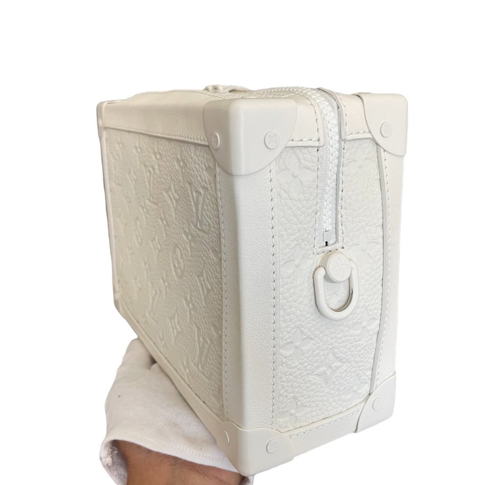 Louis Vuitton VIRGIL Soft White Trunk Monogram Men Crossbody Shoulder Bag
